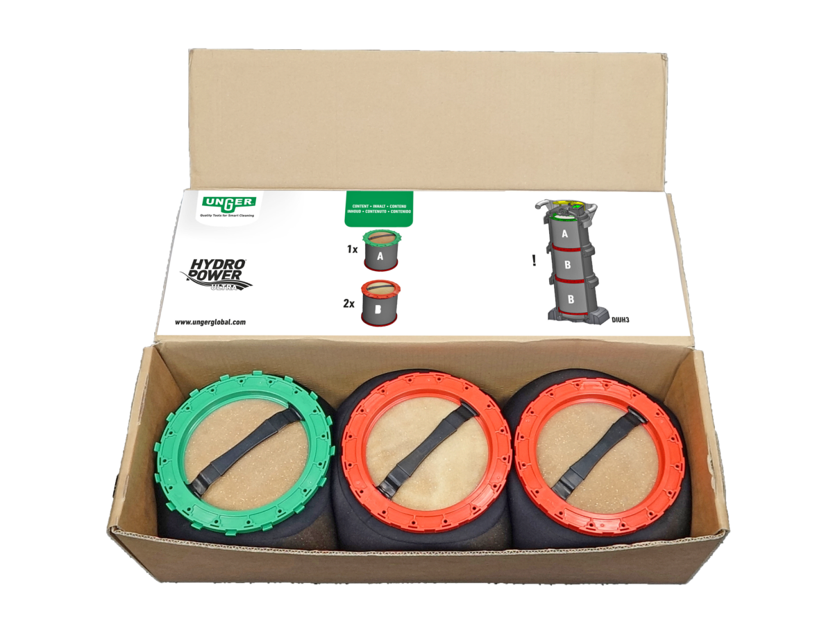 UNGER - 3x Hydro Power Ultra Harz Pack (für DIUH2, DIUH3, DIUK2, DIUK3, DIUKS, DIUKF) - Fenhy.de